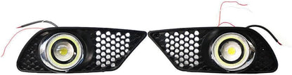 ya 10 9.16 zhengce Front Bumper Fog Light Grill Trim w/Light Fit for Mercedes-Benz C CLASS W20