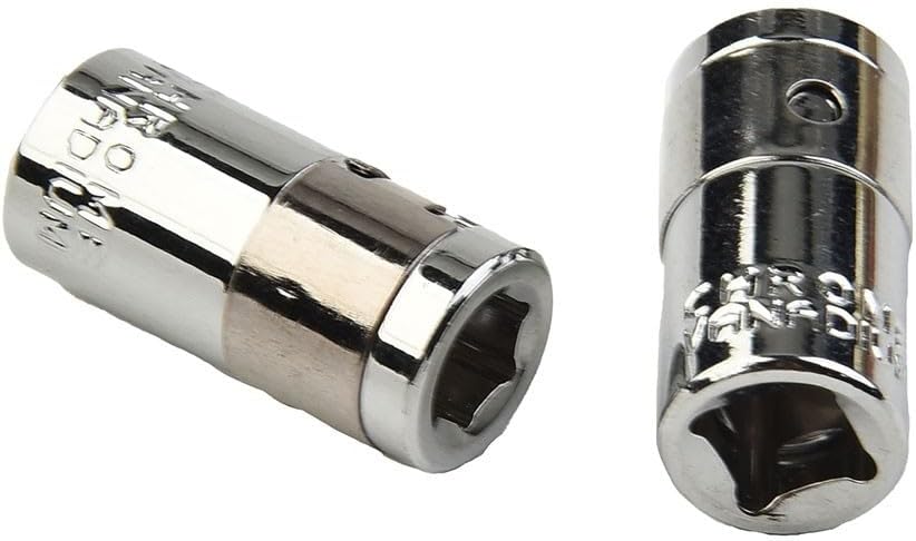 ya 14 9.20 baidi 2x 1/4 Square Drive To 1/4 Hex Socket Bits Converter Screwdriver Bit Adapter-1