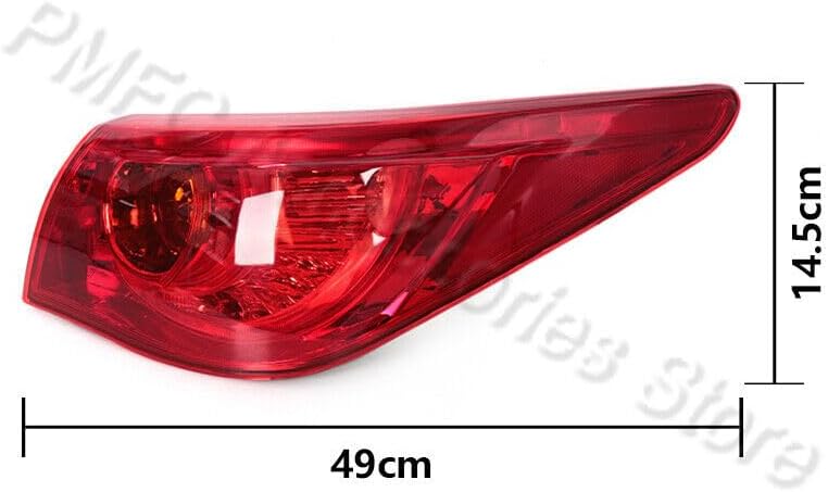 ya 4 8.10 1 Piece for 2014-2017 for Infiniti Q50/Q50s Left Rear Tail Light Exterior Light Driver Side 
