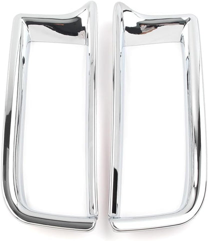 ya 4 8.14 2x Rear Bumper Reflector Moulding Cover Trim Chrome for Honda CR-V 2015 2016 CRV