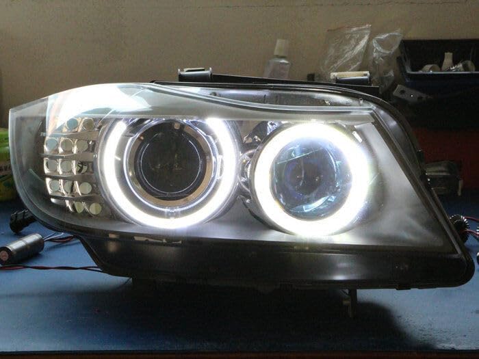 ya 4 8.10 Suitable for BMW E60 E70 X5 1 3 5 XZ series H8 LED angel eye light ring 20w
