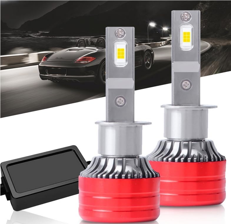ya 4 8.10 for Honda 2005 2006 2x H1 LED Headlight High/Low Beam Combo 6000K Bulbs