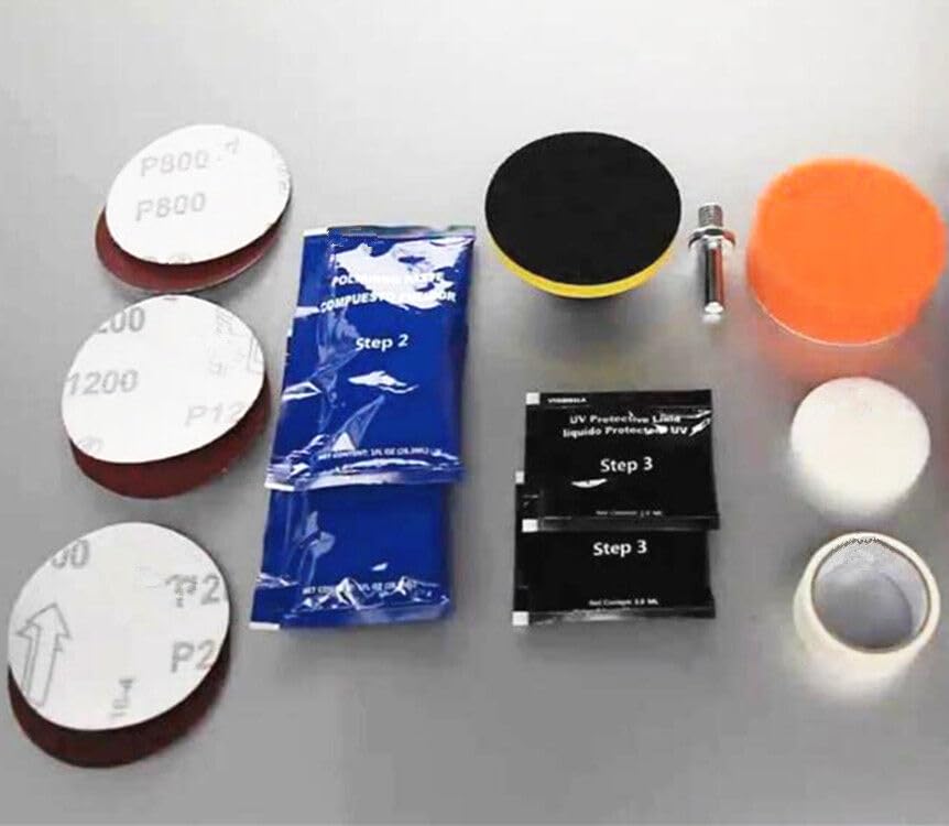 ya 6 8.14 Car Headlights, Headlight Cover Cleaning, Lens Restoration, Enhanced Light polishing Tool