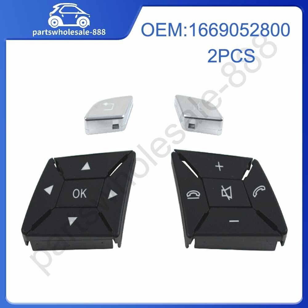 ya 5 8.10 Steering Wheel Control Switch Button Cover Repair kit fits for Mercedes-Benz 2013-2015 X166 GL