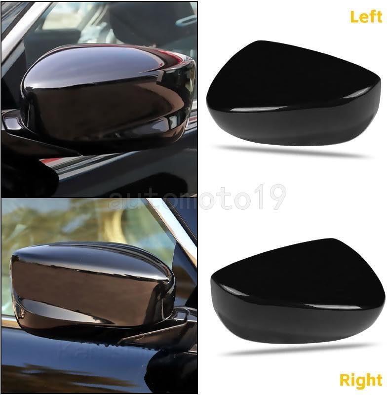 ya 11 9.14 baidiPair Left Right Side Mirror Cover Cap for Honda for Accord 2008-2010 2011 2012 2013