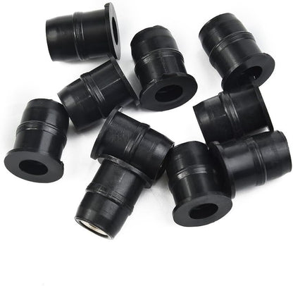 ya 2 8.15 10pcs/set 5mm Nuts Metric M5 Windscreen Fairing Rubber Nuts Motorcycle Bikes