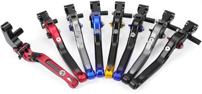 ya 4 8.14 Adjustable Folding Extendable Clutch Brake Levers for Yamaha MT-09 /SP 2021-2023