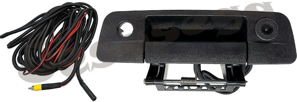 ya 10 9.16 baidi Black Tailgate Handle w/Camera & Keyhole for 2009-2021 for Dodge for Ram 1500 2500 3500