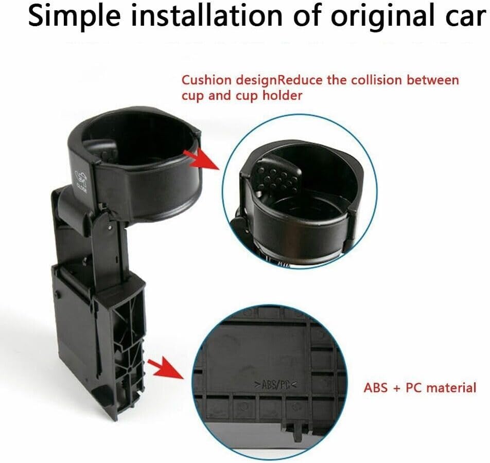 ya 6 8.24 baidi Black Cup Holder 2036800879 for Mercedes-Benz W203 C320 C240 C230 2001-2004