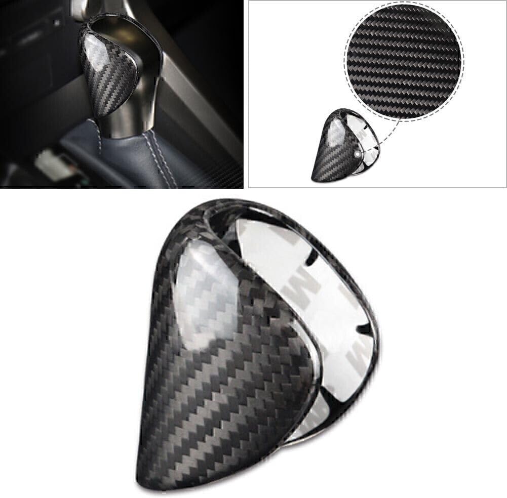 ya 4 8.24 baidi Gear Shift Knob Cover Trim Fit for Lexus ES IS NX RC RX GS450 2013+ Car Carbon Fiber