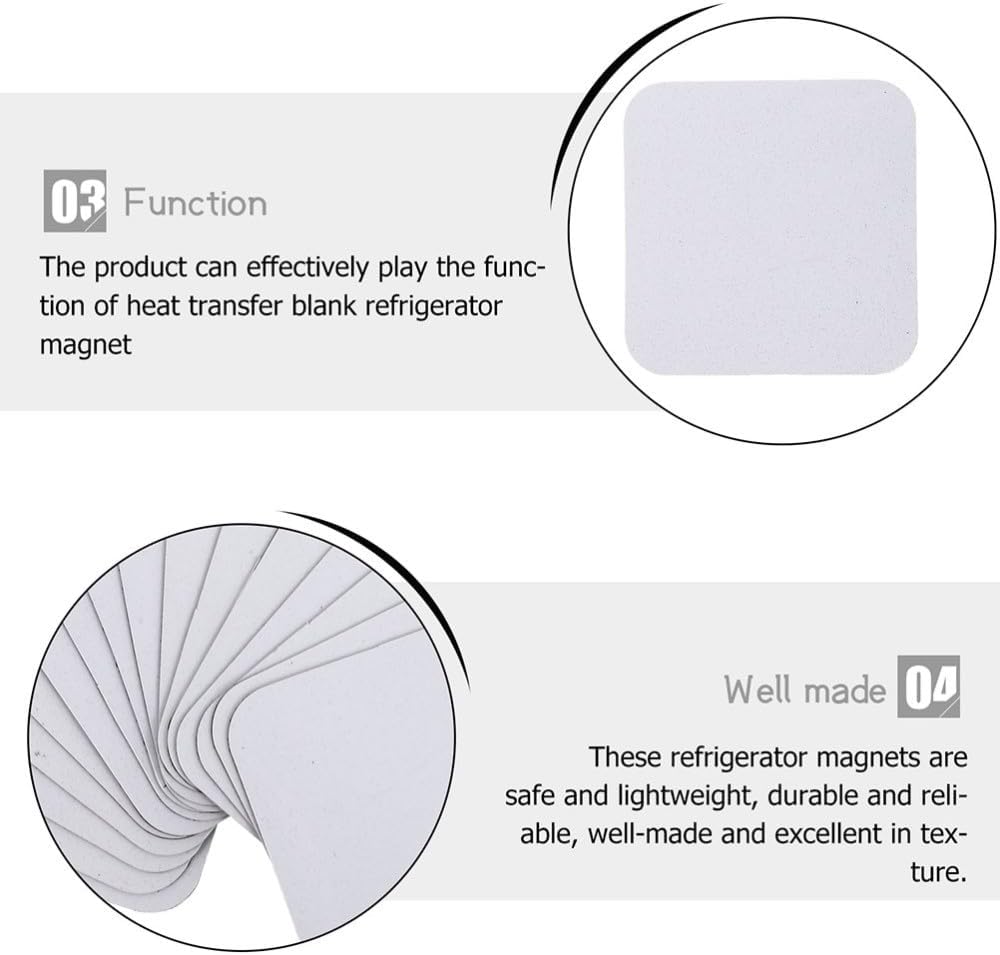 ya 28 10.13 zhengce 5 Pcs Pearl Light Magnetic Patch Fridge Blanks Sublimation Magnets Refriger