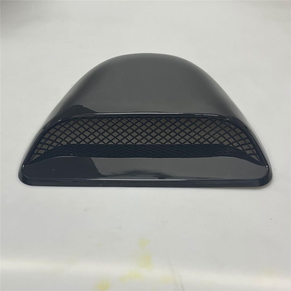 ya 4 8.14 Car Air Flow Intake Scoop Accessory Hood Bonnet Decorative Vent Cover Kit Black