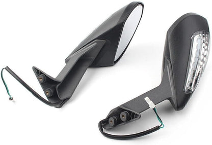 ya 2 8.15 2pcs Turn Signal Light Rear View Mirrors Fit for Ducati 1299 Panigale S 15-16