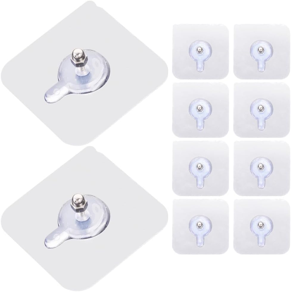 ya 26 10.21 baidi 10 Pcs Picture Nails Kit No Trace Screw Sticker Self-Adhesive Hooks-2