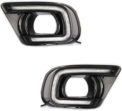 ya 2 8.15 A pair of front bumper LED daytime running lights and fog lights suitable for Dodge Journey 2012-14