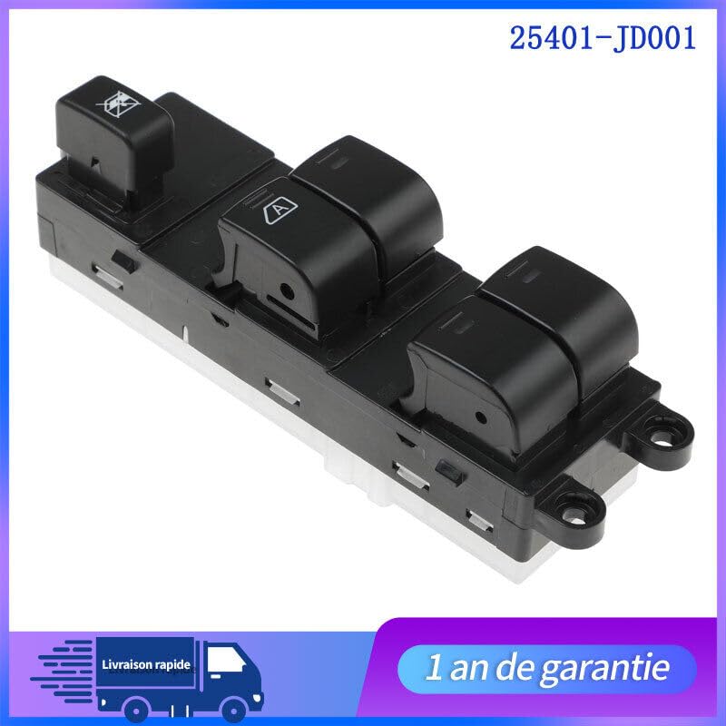 ya 3 8.24 baidi Bouton Com for Man de Leve Vitre Platine Pour for Nissan Qashqai Pathfinder MA 25401EB30B