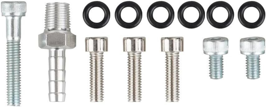 ya 10 9.16 baidi LS Coolant/Steam Port Crossover Hose Kit LS Throttle Body Bypass Hose Silver -