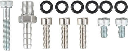 ya 10 9.16 baidi LS Coolant/Steam Port Crossover Hose Kit LS Throttle Body Bypass Hose Silver -