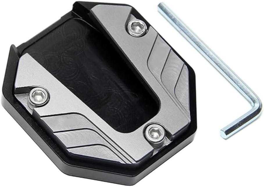 ya 4 8.8.2 Motorcycle Kickstand Extender Foot Side Stand Extension Pad Support Plate