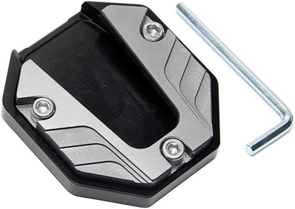 ya 4 8.8.2 Motorcycle Kickstand Extender Foot Side Stand Extension Pad Support Plate