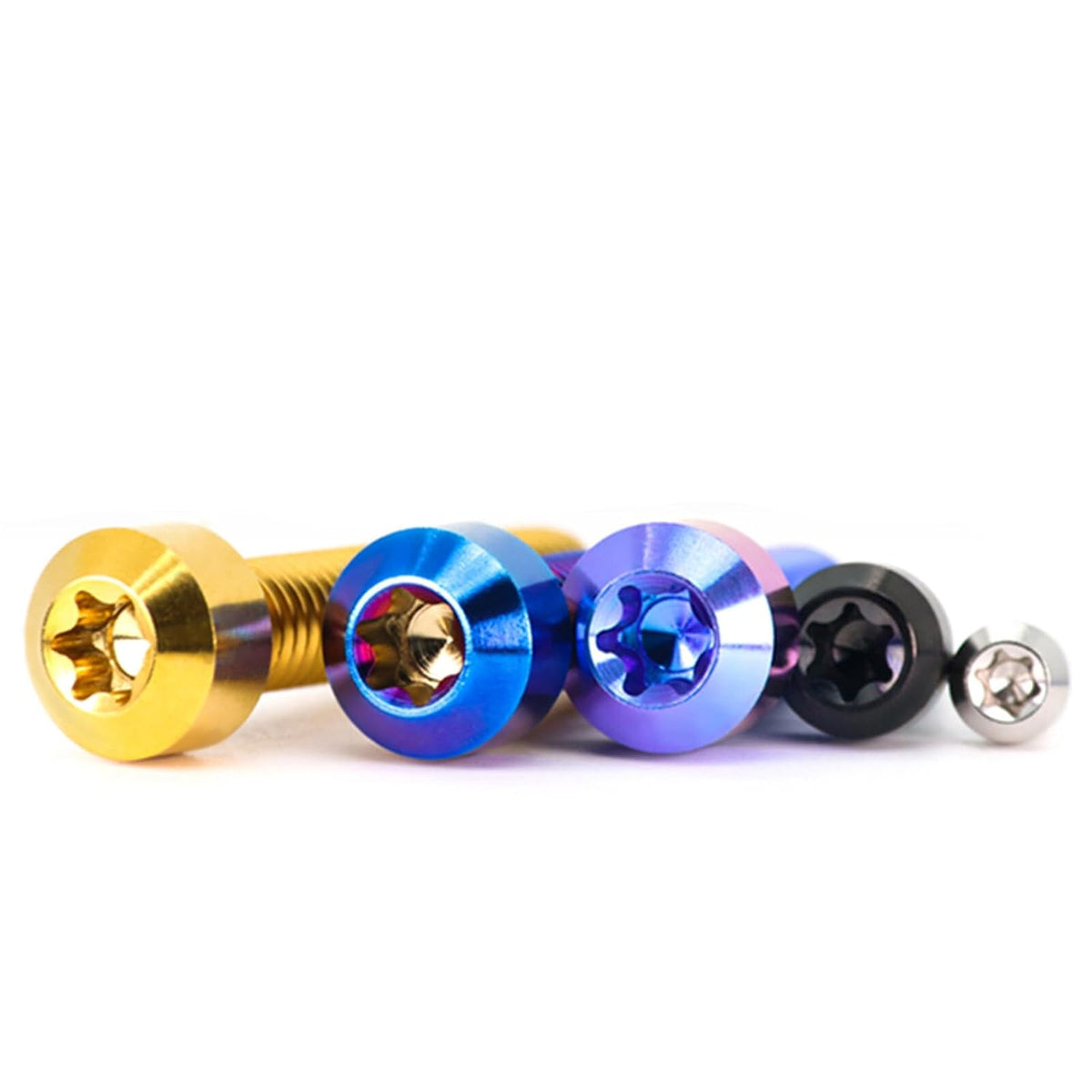 ya 16 10.20 baidi PVD Color Titanium Torx Socket Bolts Conical Head Screws M4 M5 M6 M8-2
