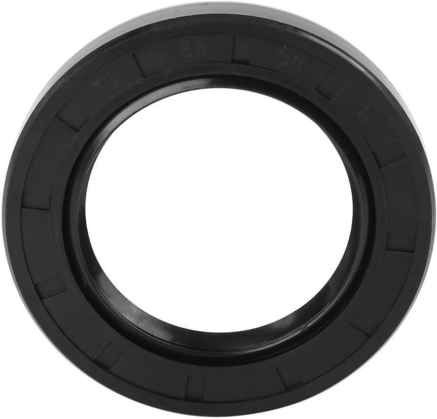 ya 4 8.8.2 38mm x 58mm x 8mm Black Rubber Cover Double Lip TC Oil Shaft Seal