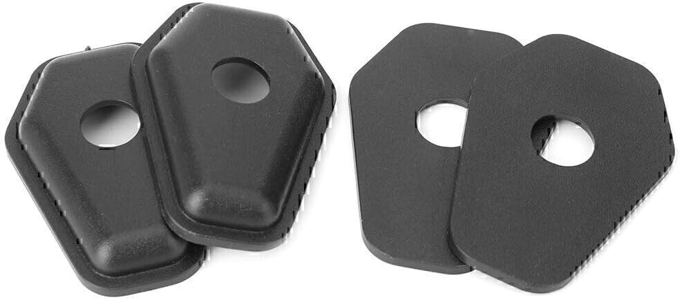 ya 13 9.15 baidi Turn signal indicator spacing for Suzuki GSXR600 750 GSX1300R, Black, 4pcs