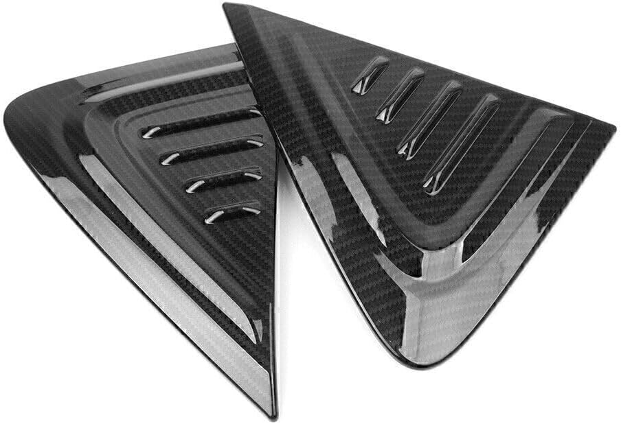 ya 4 8.14 2PCS Side Fender Vent Air Wing Cover Trim Fit for Toyota C-HR 2016-2018 ABS Car