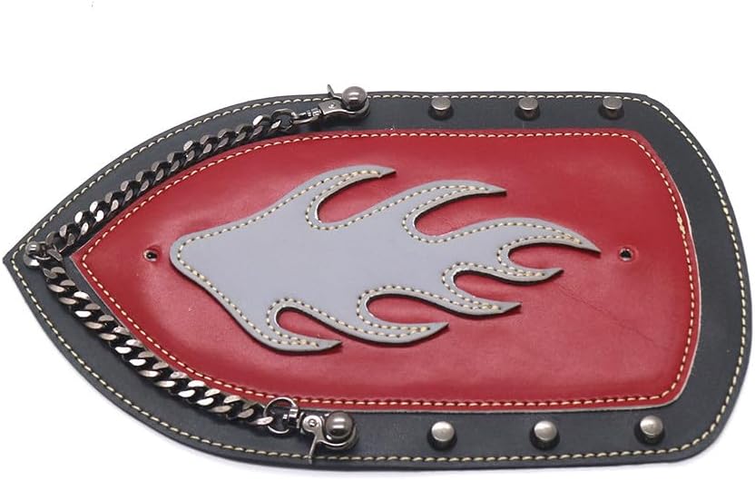 ya 4 8.8.2 Flame PU Leather Rear Plain Fender Bib Cover For Sportster XL883 Solo for Seat