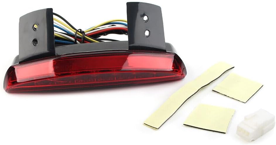 ya 10 9.16 zhengce For Harley Bobber Breakout LED Motorcycle Red Rear Fender Edge Brake Tail L