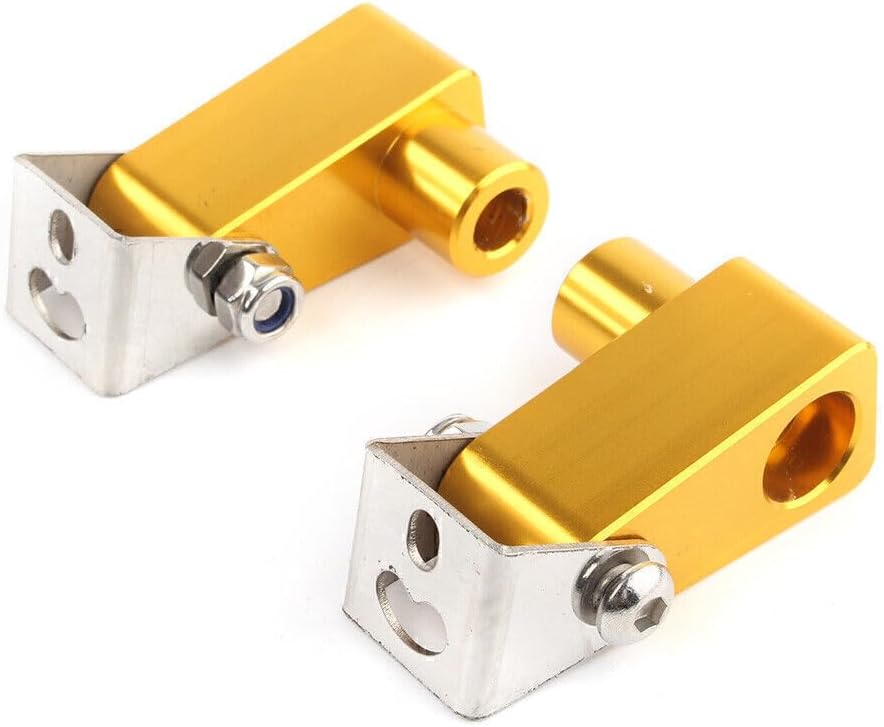 ya 28 10.13 zhengce 2 x Fog Light Bracket Fit Motorcycle Modification Support Holder Metal Allo