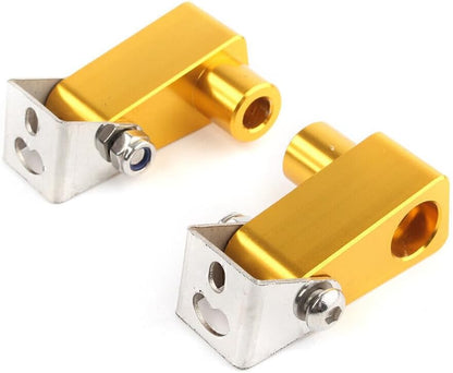ya 28 10.13 zhengce 2 x Fog Light Bracket Fit Motorcycle Modification Support Holder Metal Allo