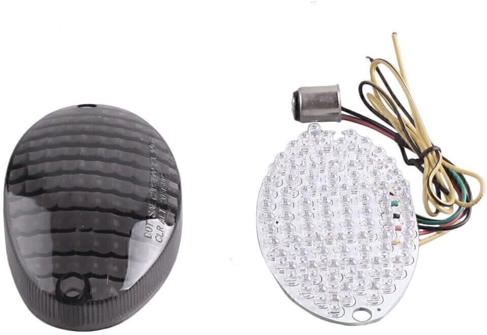 ya 7 8.24 baidi LED Taillight with Turning Signal Lamp Smoke For BUELL BLAST/FIREBOLT 2002 2003