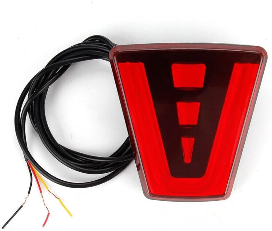 ya 13 9.15 baidi LED F1 Style Red Third Rear Tail Brake Light Stop Fog Lamp