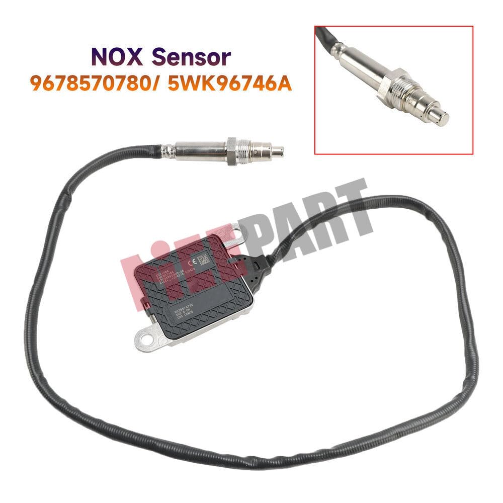 ya 9 10.24 New 9678570780 Nox Nitrogen Oxide Sensor Compatible for Citroen for Peugeot 1.6, Diesel