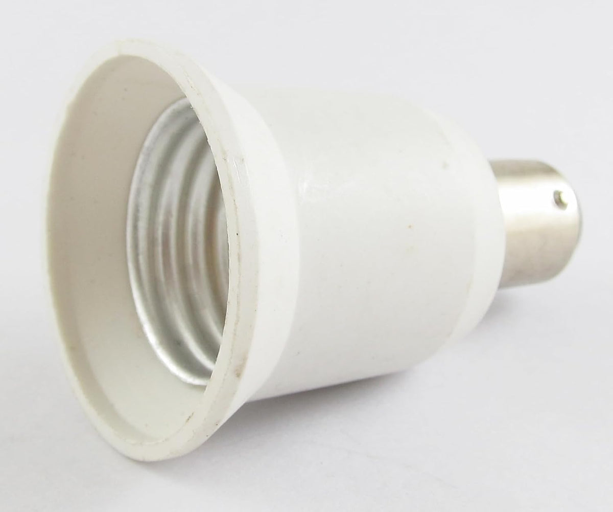 ya 26 10.21 baidi 1x BA15D Male to E26/E27 Female Socket Base LED Halogen Light Bulb Lamp Adapter