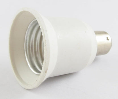 ya 26 10.21 baidi 1x BA15D Male to E26/E27 Female Socket Base LED Halogen Light Bulb Lamp Adapter