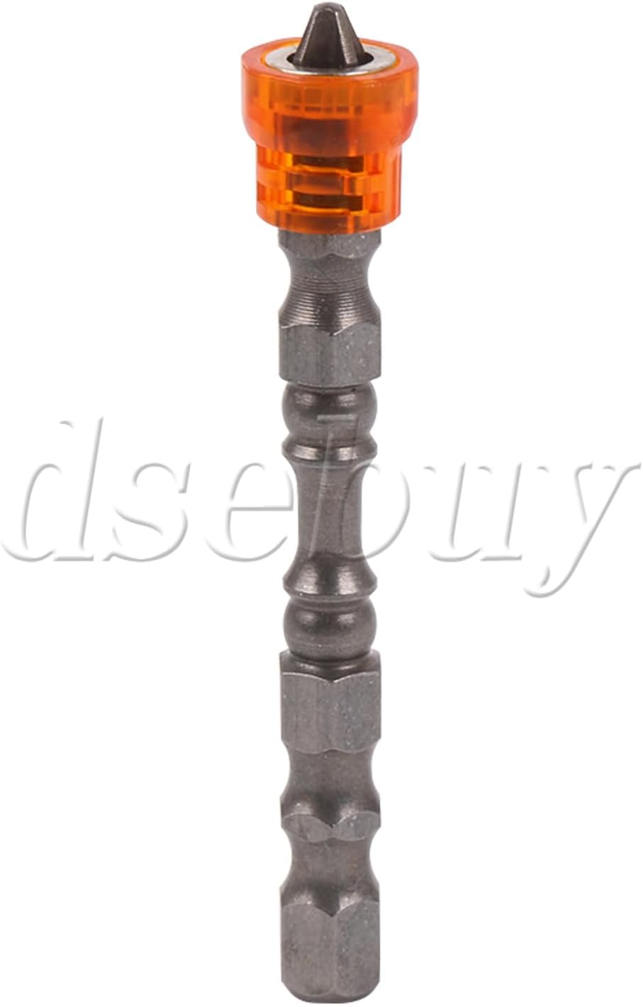 ya 26 10.21 baidi 15PCS Magnetic Collar Design Chrome Steel Screwdriver Bit 1/4 Hex Shank Orange