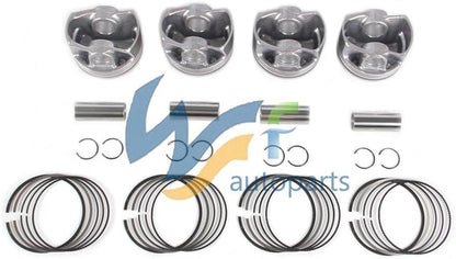 ya 28 10.13 zhengce 2.0T Pistons & Rings +0.5 Kit Fit for BMW 320i 420i X1 X4 11259468870