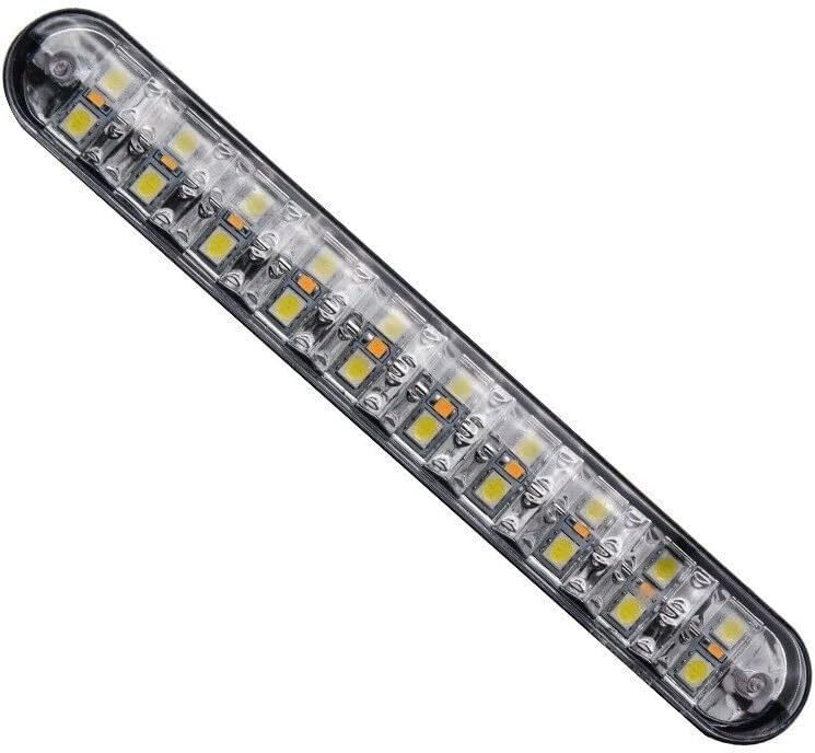 ya 13 9.15 baidi 2 x 30LED Daytime Running White Lights DRL Driving Amber Turn Signal Fog Li