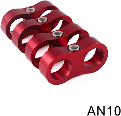 ya 4 8.8.2 4X AN10 20mm Fastener Fuel Oil Lines Clip Braided Hose Separator Wire Clamp