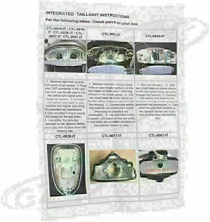 ya 5 8.24 baidi Rear LED Tail Brake Lamp Taillight Running Light Smoke Lens Fit for BMW F650CS 01-04