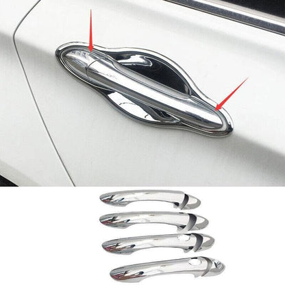 ya 2 8.15 Fits for Hyundai Sonata 2011-2014 Style Chrome Car Door Handle Cover Trim 