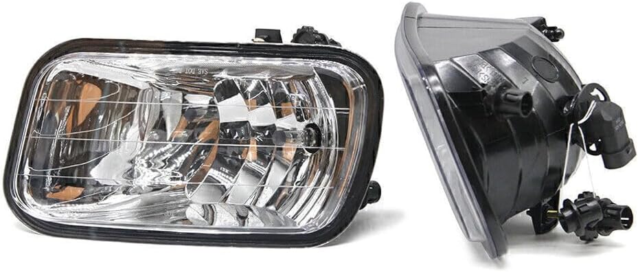 ya 4 8.10 PAIR Front Fog Light Lamps Clear Lens for Dodge for Ram 1500 2500 3500 2009-2012