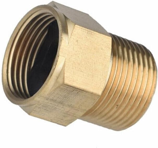ya 26 10.21 baidi Metric M22 15mm Male To M22 14mm Female Thread Pressure-Washer Coupler Adapterx2