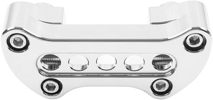 ya 5 8.24 baidi 1.5 Straight Handlebar Riser Top Clamp for Harley Dyna Touring Road Glide Chrome