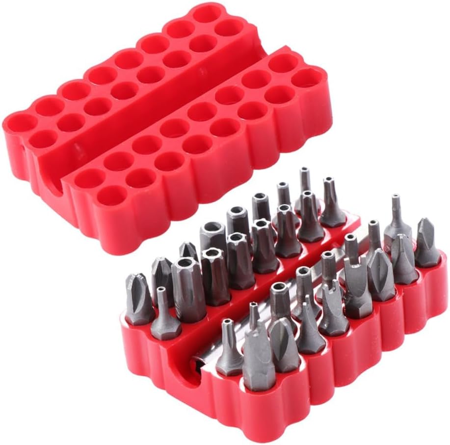 ya 26 10.21 baidi 33 Pcs Hexagon Bit Security Screwdriving Set Magnetic Extension Bits