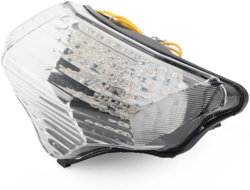 ya 4 8.24 baidi for Yamaha FZ6 FZ600 FZ6-S2 2006-2009 LED Taillight Brake Turn Signal Clear Lens