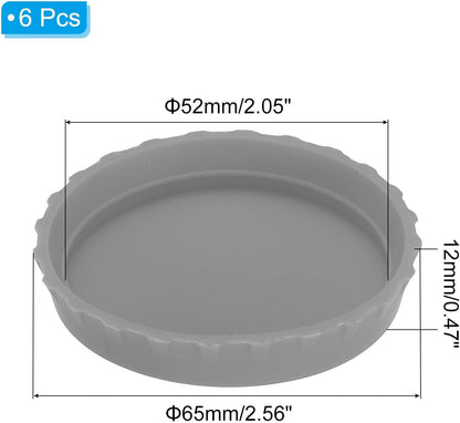 ya 14 9.20 baidi Silicone Soda Can Lids, 6Pcs Re ble Drink Cans Protector Cover Cap Gray-1