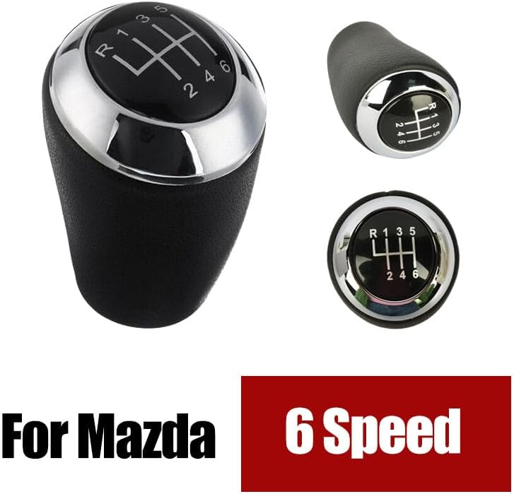 ya 4 8.24 baidi 6 Speed Car for Manual Gear Shift Knob for Mazda 3 5 6 Miata CX-7 MX-5 2003-2017